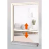 Zanzariera a Rullo Verticale 160x160 Riducibile in Alluminio Avorio