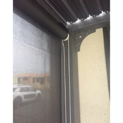 Zanzariera Tenda Laterale 3.4 mt in PVC per Pergola Bioclimatica in Alluminio